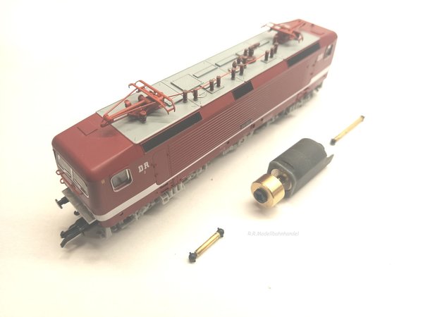 Motor Umbausatz für BR 243  Tillig von Mashima Motor  auf  Glockenankermotor