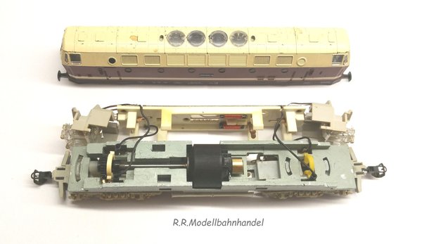 Motor Umbausatz für BR 119 BTTB/Zeuke von Rundmotor auf Glockenankermotor
