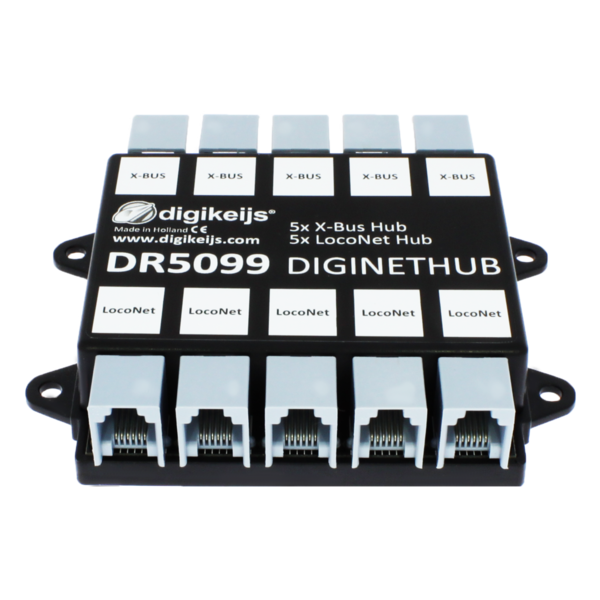 digikeijs DR5099 DigiNetHub 5x LocoNet® und 5x X-BUS hub
